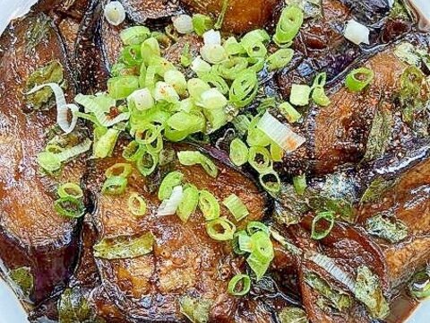 茄子とポルチーニ茸のかば焼き風